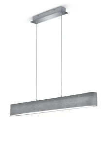 LUGANO Szary ściemnialny LED 18W 3000K Lampa wisząca
