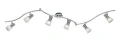 Spot LEVISTO Nikiel Mat 6 xE14 lampa sufitowa Trio 871010607 | 4017807281736 noxbox lampynox www.lampynox.pl