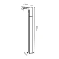 Słupek ogrodowy LED z czujnikiem ruchu Wys. 60cm 6W TEXAS-IR LUCIDE 288516130  5411212281012 lampynox noxbox www.lampynox.pl 4.jpg
