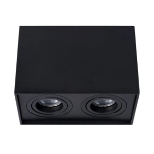 TUBE Czarny 2xGU10 Downlight regulowany Lucide 22953/02/30