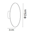 Kinkiet EKLYPS LED Czarny sr.15 cm 6W 3000K Lucide 462010630  5411212460684 lampynox noxbox www.lampynox.pl 4.jpg