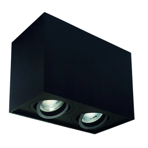 Downlight CHLOE DUO Czarna regulowana 2xGU10 IP20 prostokątna Spectrum SLIP005036  5902650574700 noxbox lampynox www.lampynox.pl 1.jpg