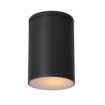TUBIX Czarny downlight zewnętrzny śr. 10,8cm LUCIDE 27870/01/30