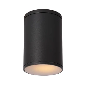 TUBIX Czarny downlight zewnętrzny śr. 10,8cm LUCIDE 27870/01/30