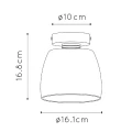 Lampa sufitowa łazienkowa TYLER Złoty mat G9 IP44 Lucide 301640102  5411212302618 lampynox noxbox www.lampynox.pl 5.jpg