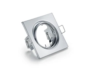 JURA Chrom kwadrat Oczko sufitowe uchylne Trio 650000106