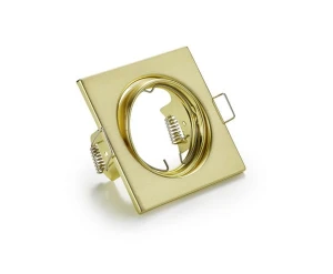 JURA Mosiądz mat kwadrat Oczko sufitowe uchylne Trio 650000108