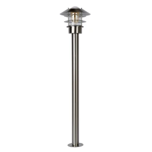 ZICO Satynowy chrom lampa zewnętrzna stojąca wys. 100cm LUCIDE 11874/99/12