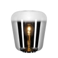 Lampa stołowa GLORIO szary przydymiony Ø 45 cm E27 Lucide 25501/45/65 | 5411212250865 noxbox lampynox www.lampynox.pl
