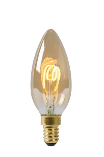 FILAMENT LED DIM Ø 3,5cm. 3W 2200K E14 ściemnialna świeczka Lucide 49043/03/62 | 5411212491183 noxbox lampynox www.lampynox.pl