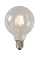 FILAMENT G95 LED BULB DIM Ø 9,5cm. 5W 2700 ściemnialna Lucide 49016/05/60 | 5411212490858 noxbox lampynox www.lampynox.pl