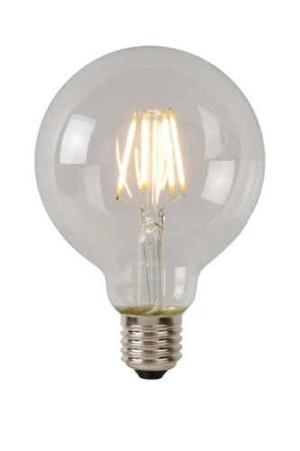 FILAMENT G95 LED BULB DIM Ø 9,5cm. 5W 2700 ściemnialna Lucide 49016/05/60 | 5411212490858 noxbox lampynox www.lampynox.pl