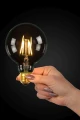 FILAMENT G95 LED BULB DIM Ø 9,5cm. 5W 2700 ściemnialna Lucide 49016/05/60 | 5411212490858 noxbox lampynox www.lampynox.pl