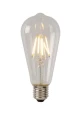 FILAMENT ST64 LED BULB DIM Ø 6,4cm. 5W 2700K ściemnialna E27 Lucide 49015/05/60 | 5411212490834 noxbox lampynox www.lampynox.pl