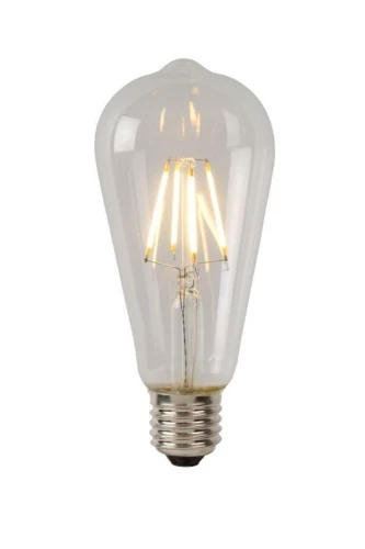 FILAMENT ST64 LED BULB DIM Ø 6,4cm. 5W 2700K ściemnialna E27 Lucide 49015/05/60 | 5411212490834 noxbox lampynox www.lampynox.pl