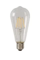 FILAMENT ST64 LED BULB DIM Ø 6,4cm. 5W 2700K ściemnialna E27 Lucide 49015/05/60 | 5411212490834 noxbox lampynox www.lampynox.pl