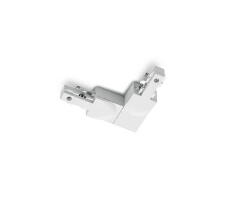 Złącze L Typ A (uziemienie od zewnątrz) biały mat do szynoprzewodów 2-fazowych DUOLINE Trio 702231A | 4017807470505 noxbox lampynox www.lampynox.pl