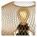Lampka stołowa MESH Matowe Złoto E27  Lucide 21523/01/02 | 5411212211385 noxbox lampynox www.lampynox.pl