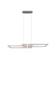 SALINAS Nikiel mat LED 34W 3000K ściemnialna Lampa wisząca Trio 320310307 | 4017807487909 noxbox lampynox www.lampynox.pl
