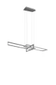 SALINAS Nikiel mat LED 34W 3000K ściemnialna Lampa wisząca Trio 320310307 | 4017807487909 noxbox lampynox www.lampynox.pl