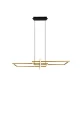 Lampa wisząca SALINAS Mosiądz mat LED 34W 3000K ściemnialna Trio 320310308 | 4017807487916 noxbox lampynox www.lampynox.pl