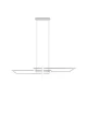 Lampa wisząca SALINAS Biały mat ściemnialna 34W 4000K  Trio 320310331 | 4017807487930 noxbox lampynox www.lampynox.pl