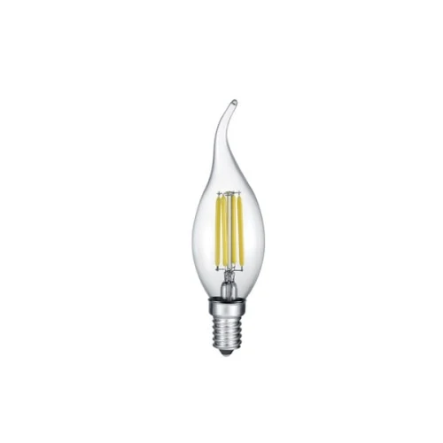 Filament LED Płomyk ściemnialna 4W E14 2700K Trio 990-4470 | 4017807358933 noxbox lampynox www.lampynox.pl
