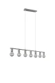 Lampa wisząca VANNES Nikiel mat 7xE27 RL R30187007 | 4017807489231 noxbox lampynox www.lampynox.pl