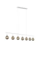 Lampa wisząca VANNES Biały mat 7xE27 RL R30187031 | 4017807489217 noxbox lampynox www.lampynox.pl