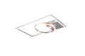 Lampa sufitowa regulowana VERSO Aluminium szczotkowane LED 24W ściemnialna 3000K RL R62182105 | 4017807488524 noxbox lampynox www.lampynox.pl