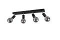 Spot VANNES Czarny mat 4xE27 RL R80184032 | 4017807489149 noxbox lampynox www.lampynox.pl