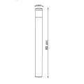Słupek ogrodowy LED wys. 80cm 7W 630lm TEO LED LUCIDE 148918030 5411212144157 lampynox noxbox www.lampynox.pl 5.jpg