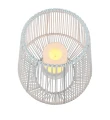 Lampa dekoracyjna zewnętrzna MINEROS Biała Efekt płomienia Czujnik zmierzchu RL R55256101 | 4017807492040 noxbox lampynox www.lampynox.pl