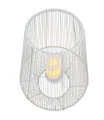 Lampa dekoracyjna zewnętrzna MINEROS Biała wys. 51cm. Efekt płomienia Czujnik zmierzchu RL R55256901 | 4017807492088 noxbox lampynox www.lampynox.pl