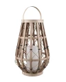 Lampa dekoracyjna zewnętrzna VINTO Beżowa wys. 44,5cm. Efekt płomienia Czujnik zmierzchu RL R55276944 | 4017807492026 noxbox lampynox www.lampynox.pl
