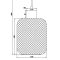 Lampa wiszaca CALIMERO Czarny mat śr. 18cm. E27 RL R30561032 | 4017807489484 noxbox lampynox www.lampynox.pl