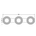 Lampa wiszaca CALIMERO Czarny mat 3xE27 RL R30563032 | 4017807489507 noxbox lampynox www.lampynox.pl