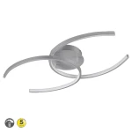 COCOS Tytanowy 2 x 10W 3000K ściemnialna Lampa sufitowa 