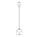 Lampa wisząca  ściemnialna ze zmienną barwą światła COVENTRY LED Antracyt 35W 2700+3800+5000K  Trio 371710142 | 4017807456608 lampynox noxbox.pl