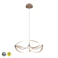 Lampa wisząca CHARIVARI Mosiądz Mat 42W 3000K ściemnialna  Trio 321210108 | 4017807461145  lampynox noxbox www.lampynox.pl