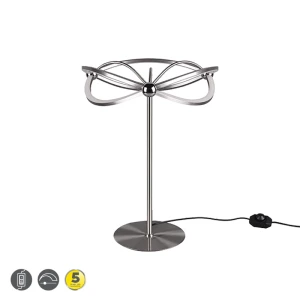 CHARIVARI Nikiel Mat 26W 3000K ściemnialna  Lampka stołowa 
