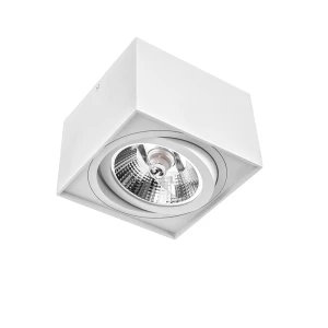 CHLOE AR111 GU10 IP20 kwadratowa biała ruchoma downlight ( 1 szt. dostępne od ręki. Wysyłka 24 h. )