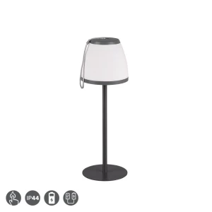 DOMINGO LED 2W 3000K IP44 Antracyt Lampa ściemnialna stołowa  zewnętrzna