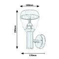 Kinkiet zewnętrzny Amalfi Satynowy chrom LED 8W 4000K IP44 Rabalux 7919  5998250379197 noxbox lampynox www.lampynox.pl 4.jpg