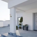 Kinkiet zewnętrzny Amalfi Satynowy chrom z czujnikiem ruchu LED 8W 4000K IP44 Rabalux 7920  5998250379203 noxbox lampynox www.lampynox.pl 3.jpg