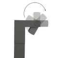 Lampa ogrodowa stojąca Rota Głowica regulowana wys.58cm. LED Antracyt 10W IP54 SU-MA RT-580  5907632912181 noxbox lampynox www.lampynox.pl 3.jpg