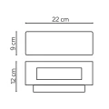 Kinkiet zewnętrzny Zen Antracyt E27 IP54 Góra-Dół SUMA ZN-K100  5907632912051 noxbox lampynox www.lampynox.pl 4.jpg