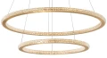 Lampa wisząca MONTE LED Złota 56W 3000K LE41691 noxbox lampynox www.lampynox.pl