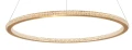 Lampa wisząca Ściemnialna MONTE LED Złota 48W 3000K LE41695 noxbox lampynox www.lampynox.pl