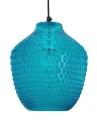 Lampa wisząca niebieska szklana CALAMA LE41922 lampynox noxbox.pl lampy